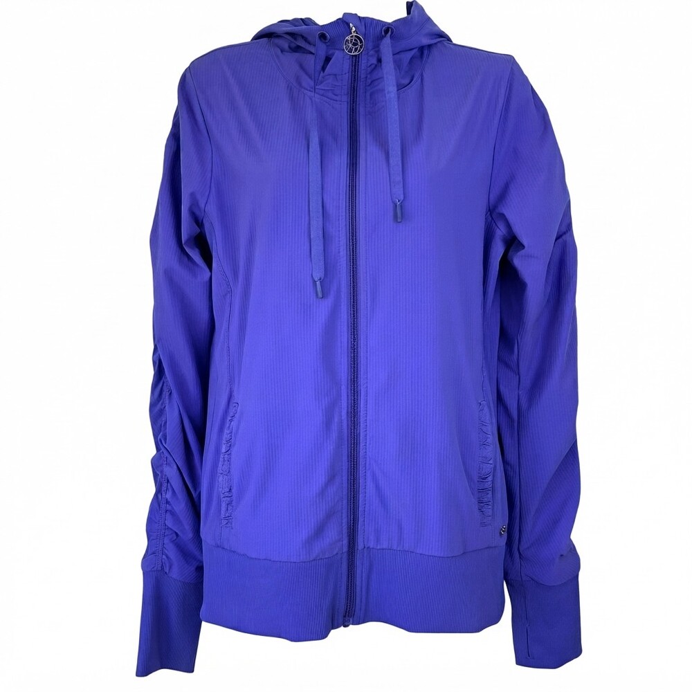 Lorna Jane Royal Blue Active Hooded Jacket